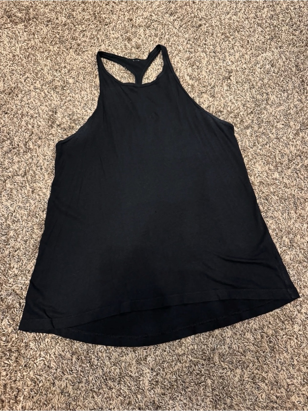 lululemon athletica Black Racerback Flow Tank